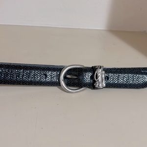 Golf Belt. 100% pewter and genuine leather black belt. Made in England.